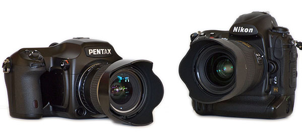 Pentax 645D with FA 45mm F2.8 and Nikon D3x with Nikkor 35mm F1.4