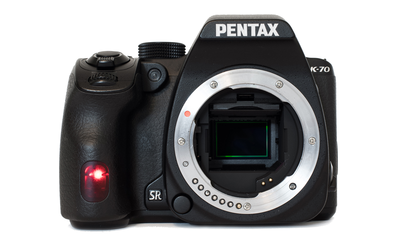 The front of the Pentax K-70